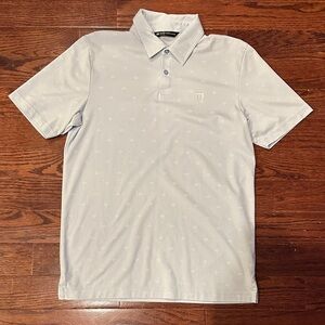 Men's Travis Mathew Light Blue Polo Shirt size medium